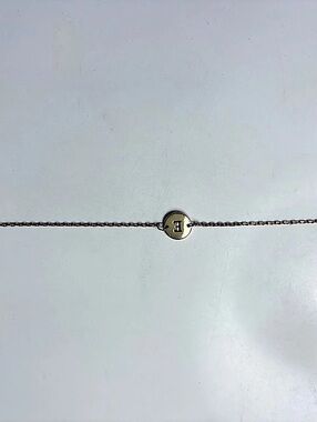 Gold-Tone Initial Charm Bracelet